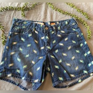 Anthropologie Pilcro Ikat Shorts